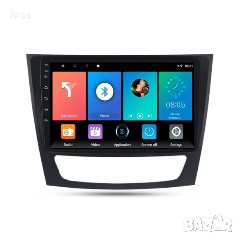 Мултимедия с навигация за Mercedes W211, W219, W463, Android, 4+1+16