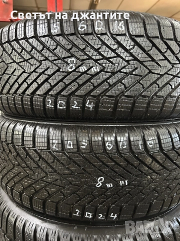 Гуми 205/60/16  зимни 2 броя Pirelli 2 броя Dunlop , снимка 2 - Гуми и джанти - 55240563
