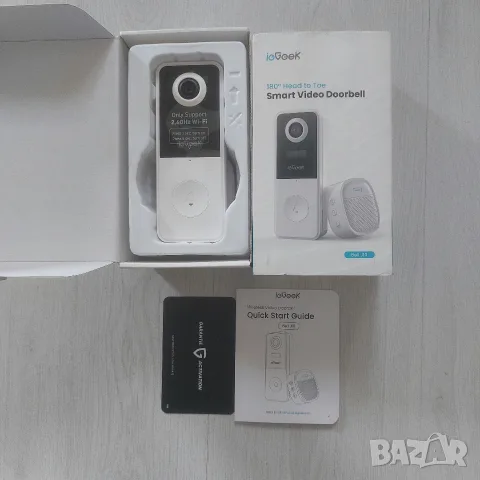 Смарт Видео Звънец ieGeek Bell J10 – 2K HD, 180 Изглед, AI Детекция & WiFi, снимка 4 - IP камери - 55463797