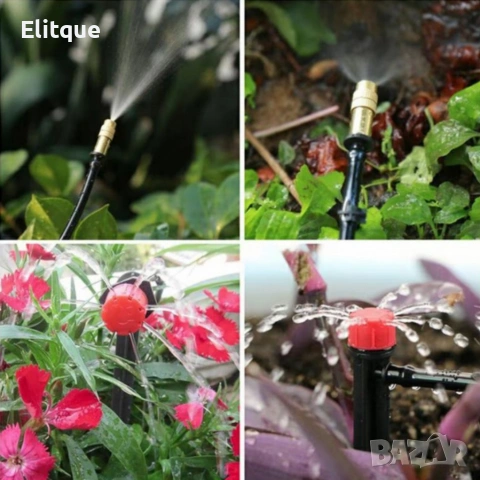 Комплект за капково напояване 25 м – пълен сет с регулируеми дюзи, снимка 2 - Други стоки за дома - 54219514