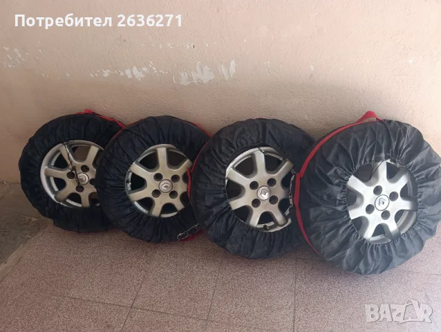 Алуминиеви джанти 14" с НОВИ гуми ДОТ 24, снимка 2 - Гуми и джанти - 55656650