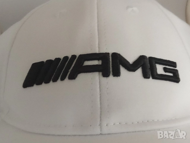 AMG Petronas Formula One Team F1 АМГ Мъжка лятна шапка с козирка бяла