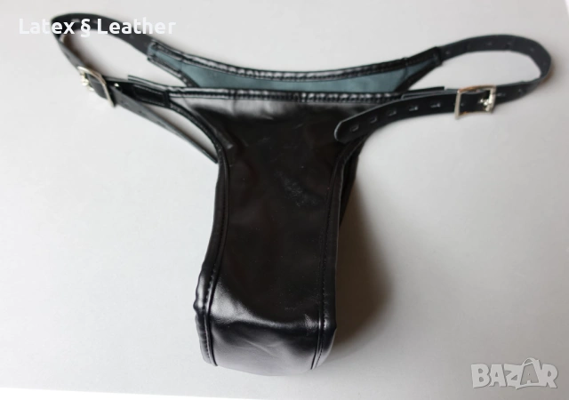 BDSM ново мъжко кожено бельо с регулация на размера, снимка 6 - Бельо - 53990942