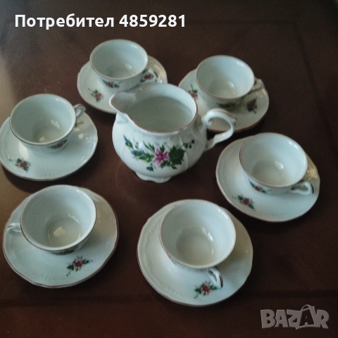 Порцеланов сервиз за кафе, снимка 3 - Сервизи - 55182660