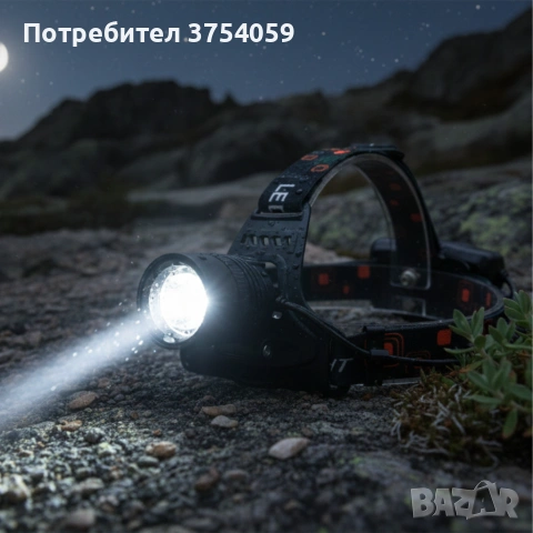 Мощен челник BL-T80-P50 - ZOOM и лесно USB зареждане, снимка 2 - Къмпинг осветление - 55183784