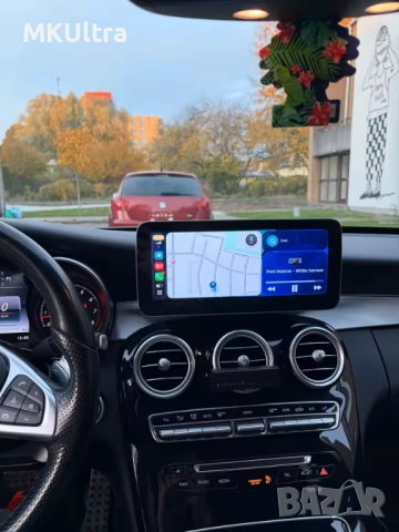 CarPlay & Android Auto Навигация 12.3” за Mercedes C/GLC(W205/X253) + Монтаж NTG5, снимка 4 - Аксесоари и консумативи - 54093827