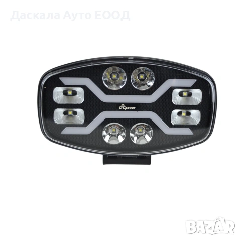 1бр. овал Комбо LED Халоген + дневна бяла и жълта NEON светлина с 16 диода, 24V