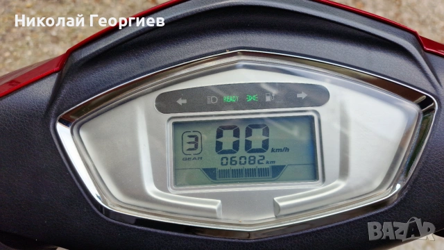 Електрически скутер червен модел Kuba GT5 2000W регистриран в КАТ., снимка 5 - Мотоциклети и мототехника - 55155693