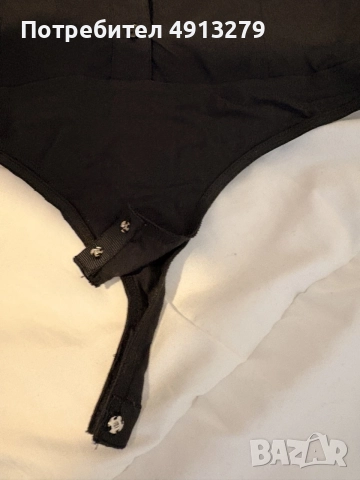Черна риза-боди, Vero Moda, снимка 3 - Ризи - 55605663