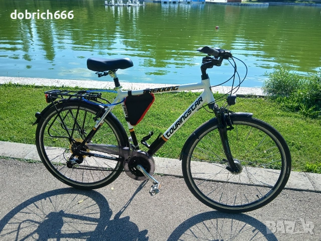 Алуминиев велосипед 28 цола Trekking с амортисьори 24 скорости Shimano 150 евро, снимка 2 - Велосипеди - 54877935