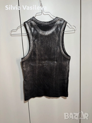Дамски потник Zara метален ефект, снимка 4 - Потници - 54319654