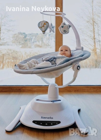 “Lionelo Bella 2 in 1” Бебешка люлка със седалка и кош, снимка 8 - Детски люлки - 54316687