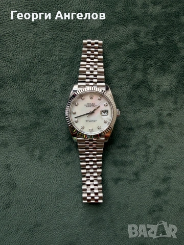 Rolex DateJust 41 126334 Jubilee Верижка с Диаманти и Перлен Циферблат, снимка 4 - Мъжки - 55062448