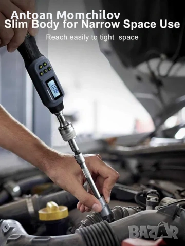 Динамометрична отвертка GROWNEER Digital Torque Set, снимка 7 - Отвертки - 54827741