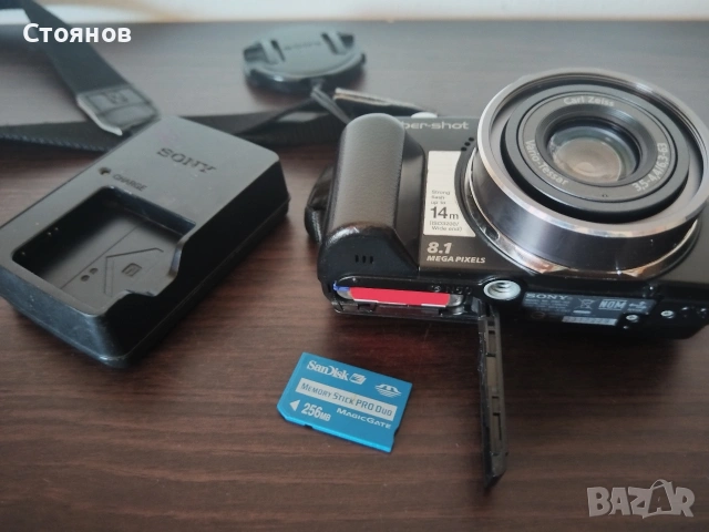 SONY Cyber-Shot DSC-H3 8.1 MP 10x Optical Zoom Japan , снимка 10 - Фотоапарати - 54979402