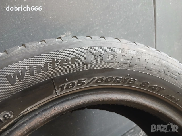 185/60/15 зимна гума Hankook 5 евро, снимка 3 - Гуми и джанти - 54380789