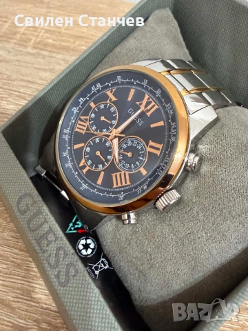 Оригинален мъжки часовник GUESS, снимка 2 - Мъжки - 54724389