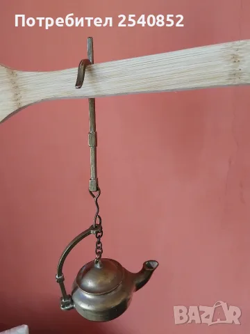 висяща бронзова маслена лампа 