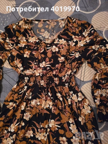 Нова рокля от сатен размер М