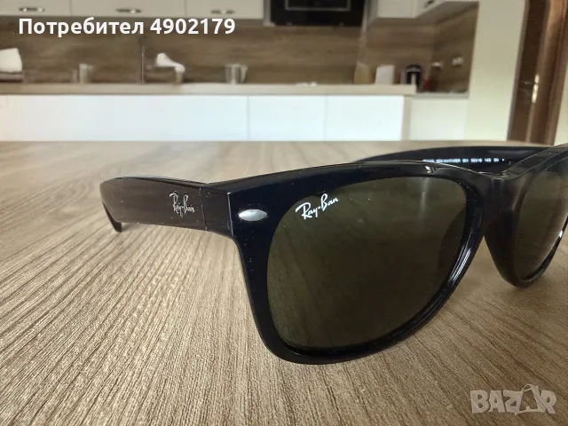 Оригинални очила Ray-Ban New Wayfarer RB 2132 (58mm) – Без драскотини, като нови
, снимка 5 - Слънчеви и диоптрични очила - 55467450