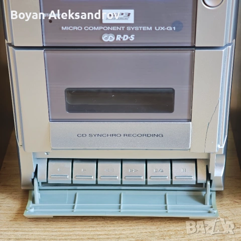 JVC UX‑G1 мини система – CD / MP3 / касета / RDS,, снимка 5 - Аудиосистеми - 54428475