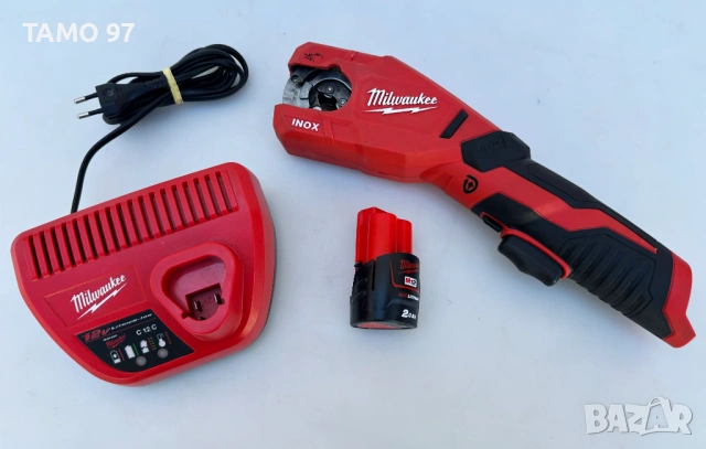 Milwaukee M12 PCSS - Акумулаторен тръборез 12V 2.0Ah като нов!