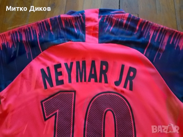 Неймар#10 ПСЖ футболна тениска юноши М 11-13 г., снимка 2 - Футбол - 54606665