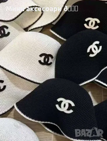 CHANEL плетена шапка