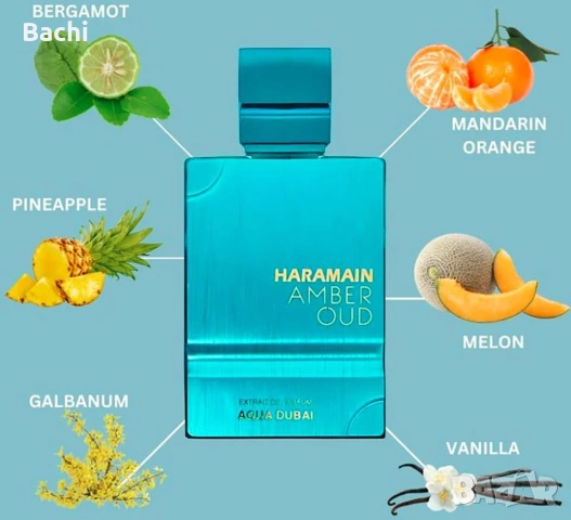 Al Haramain Amber Oud Aqua Dubai Extrait de Parfum 75 ml, снимка 2 - Мъжки парфюми - 54849943