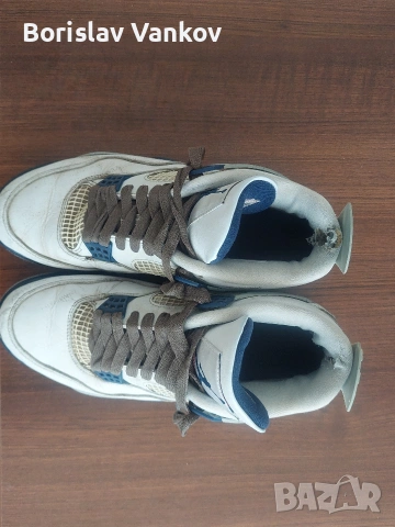 Air Jordan 4 Navy blue , снимка 5 - Ежедневни обувки - 55248726