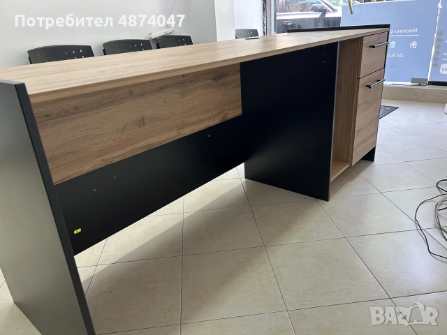 Бюро за офис с шкафове, снимка 2 - Бюра - 55138736