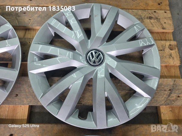 Оригинални тасове VW 16 цола, снимка 6 - Аксесоари и консумативи - 54580949