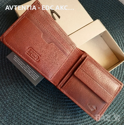 Оригинален портфейл Camel Active TOKYO от естествена кожа, снимка 6 - Портфейли, портмонета - 54443203