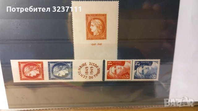 Българска филателия в класьор, снимка 11 - Филателия - 54341990