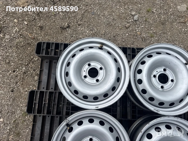 4бр.Оригинални джанти 14цола 4x100 за Renault Kangoo,Dacia Dokker,Sandero,Mercedes Citan,Nissan Kubi, снимка 7 - Гуми и джанти - 54858762