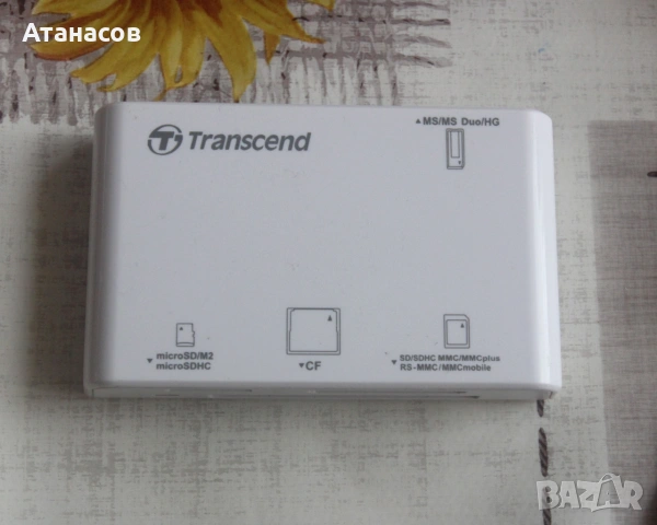 Четец за карти Transcend - Card readers, снимка 4 - Кабели и адаптери - 55215185