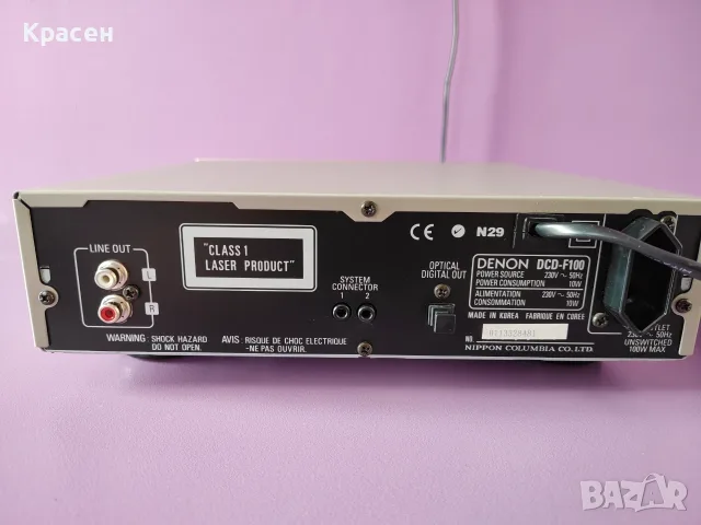 Аудио система Denon F-100, снимка 8 - Аудиосистеми - 55596909