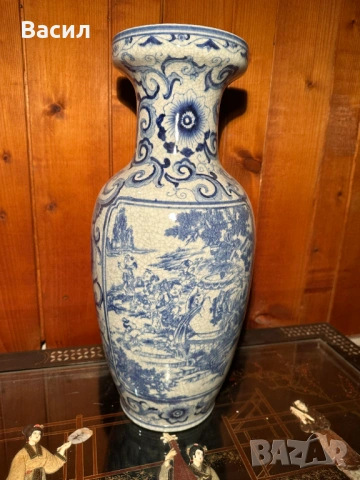 Стара Китайска Ваза , снимка 10 - Антикварни и старинни предмети - 54246909