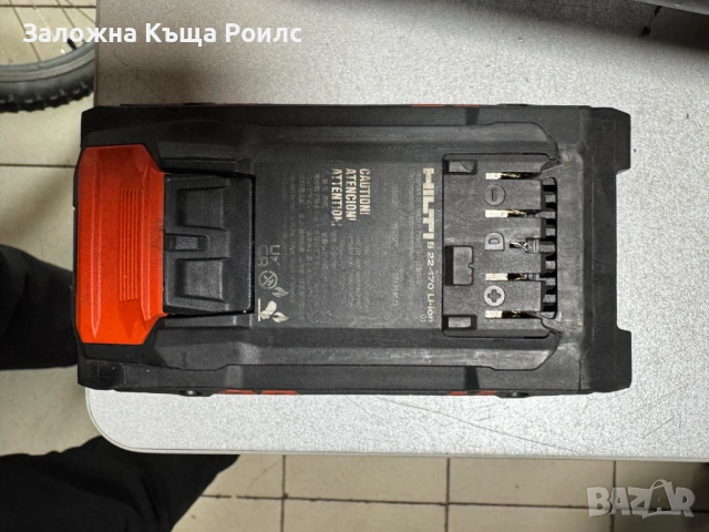 Акумулаторен пистолет за пирони в бетон Hilti BX 4-22 с една батерия модел: B22-170 (без зарядно), снимка 4 - Други инструменти - 54345534