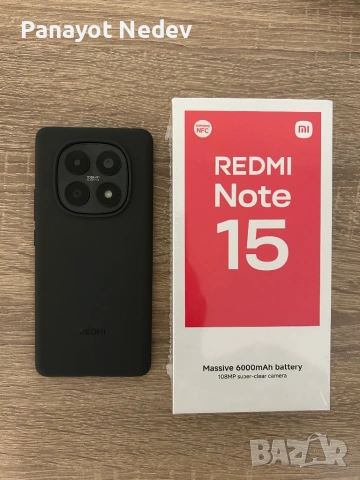 xiaomi redmi note 15 256gb 8 gb ram  Гаранция 2 години