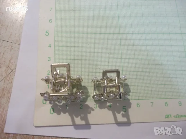 Лот от 2 бр. малки шноли метални за коса, снимка 6 - Други - 55416785