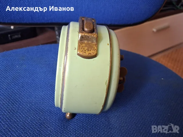 Стар,германски часовник,будилник KAISER, снимка 4 - Антикварни и старинни предмети - 55602400