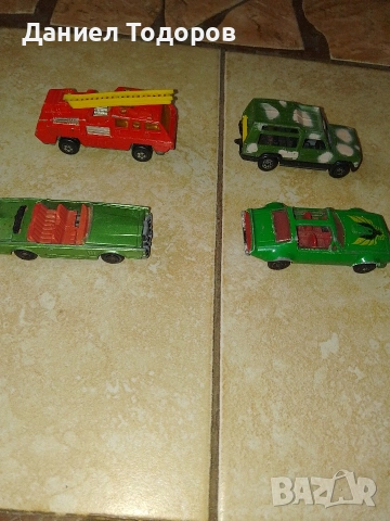 Стари Български Колички Мачбокс и една Английска., снимка 2 - Колекции - 54267660