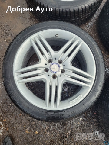 Лети джанти AMG 19" с зимни гуми за Mercedes S Class W221 , снимка 3 - Гуми и джанти - 54428399
