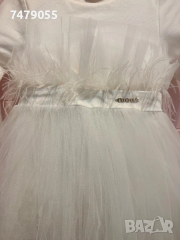 Детска официална рокля на Contrast с пера, снимка 3 - Бебешки рокли - 54057466