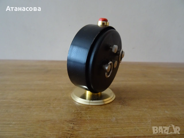 Колекционерски будилник часовник Слава на кирилица черен, снимка 6 - Антикварни и старинни предмети - 54184845