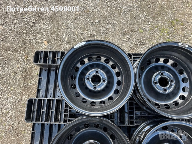 4бр.Оригинални подсилени джанти 15цола 4x100 + ДАТЧИЦИ за Renault Kangoo,Dacia Dokker,Mercedes Citan, снимка 17 - Гуми и джанти - 54014719