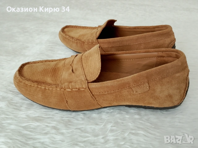 POLO Ralph Lauren мокасини велурени , снимка 8 - Мокасини - 54991052