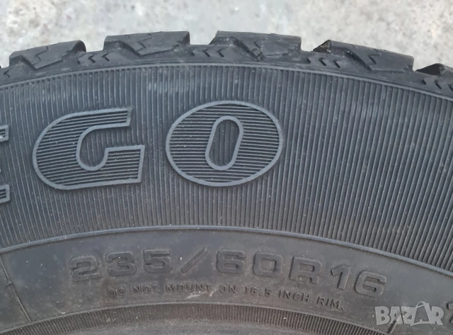 4 бр. гуми Fulda Kristall M+S 235/60 R16 Комплект, снимка 4 - Гуми и джанти - 54611385