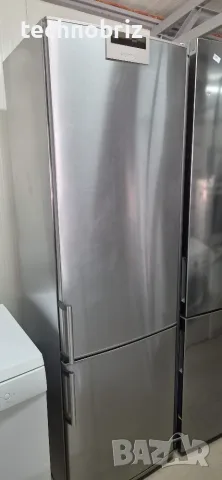 Немски хладилник с фризер Siemens inox - ГАРАНЦИЯ, снимка 2 - Хладилници - 55693654